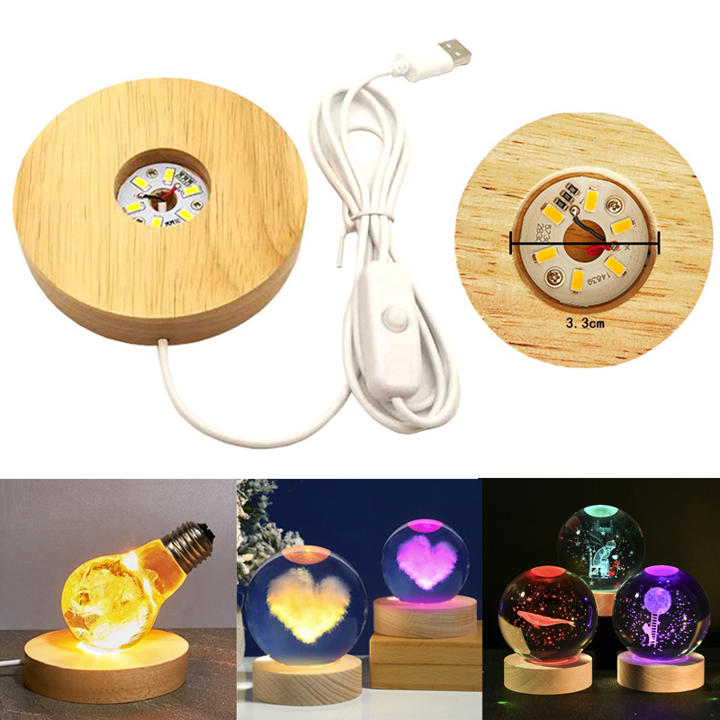 Resin Art With Wood - Espositore artistico in resina Base per