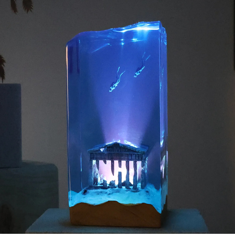 Resin Art With Wood - NUOVO Artigianato Artistico Marino per la