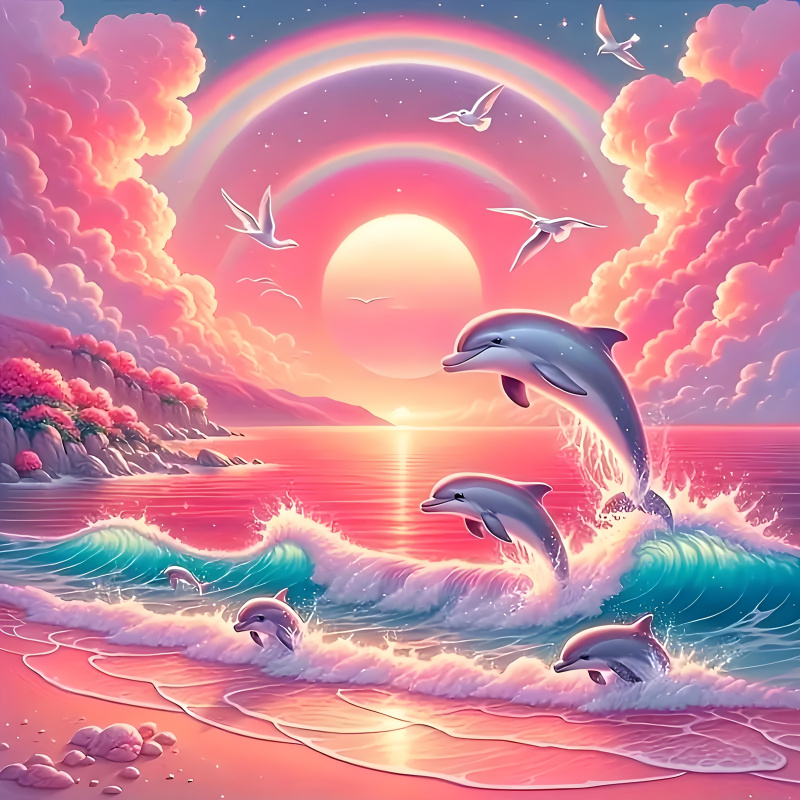 Resin Art For Beginners - Kit per Diamond Painting, Motivo Cielo