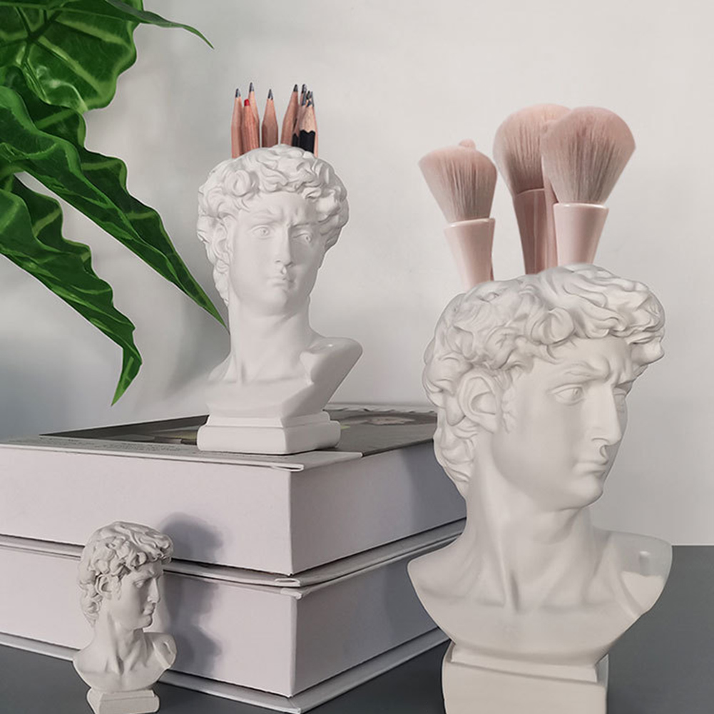 Resin Art Design - Portapenne Creativo, Vaso per Fiori, Porta