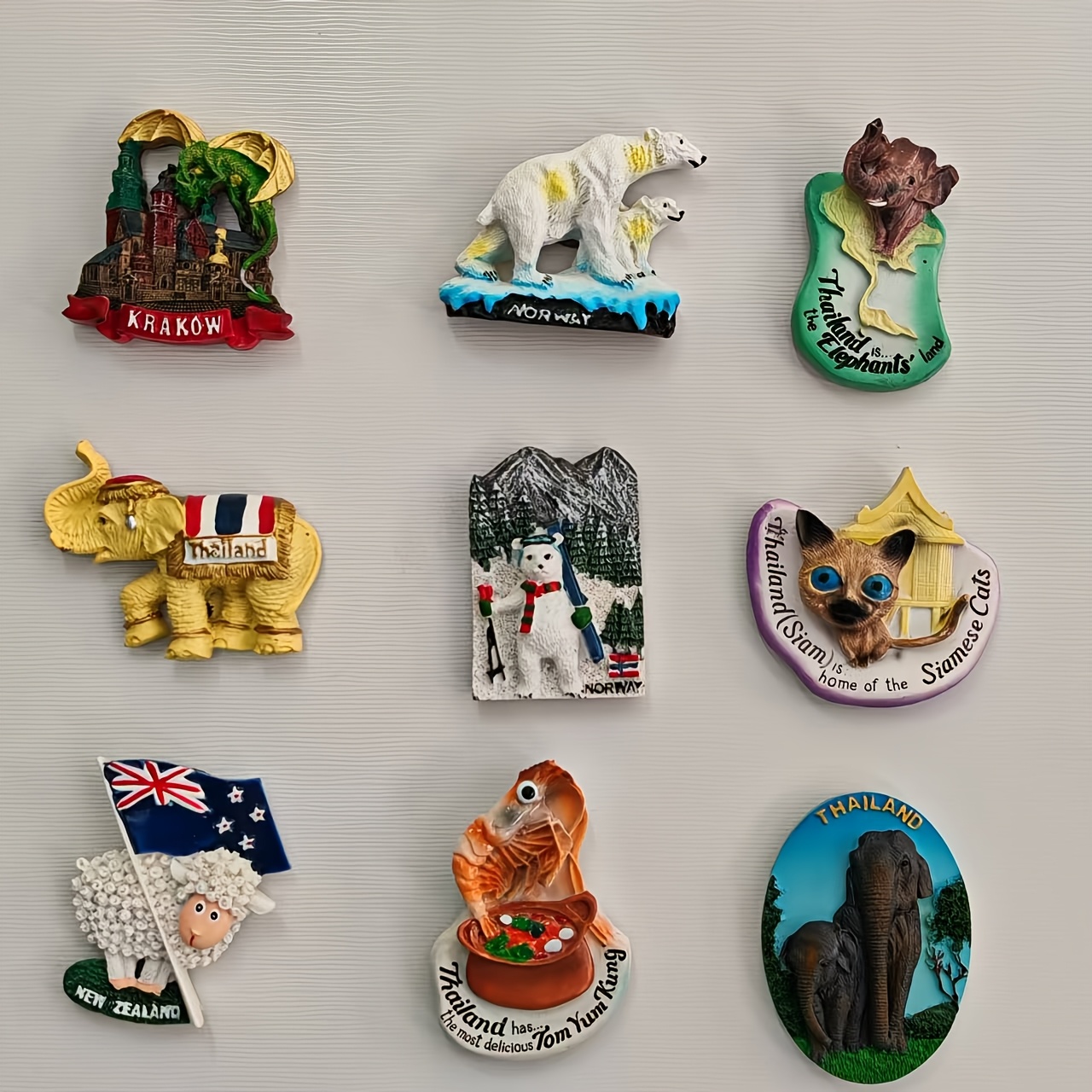 Resin Art New Zealand - 1pc Magneti per frigorifero in resina