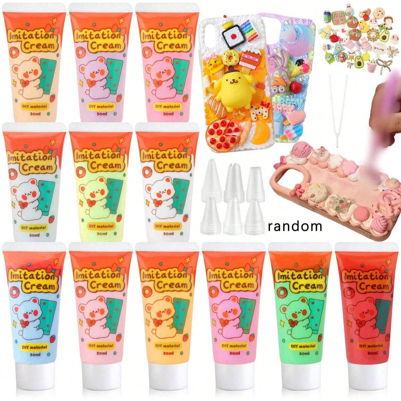 Resin Art Phone Case - Serie Multicolore (50ml Ciascuno) Colla Crema