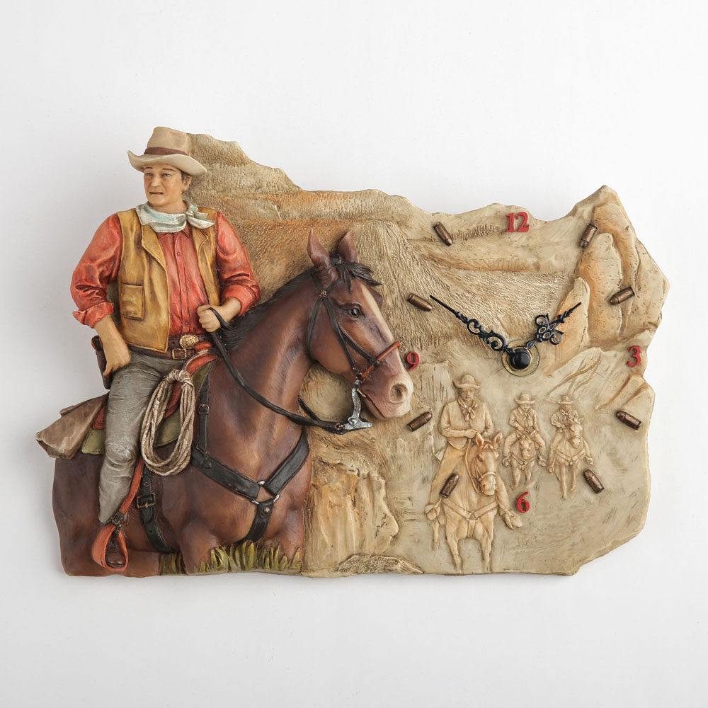 Resin Art Clock - Orologio da Parete Vintage Stile Western