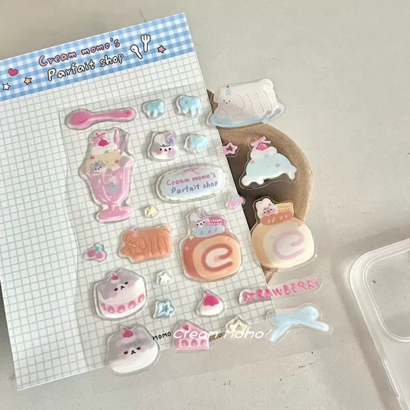 Resin Art Phone Case - Simpatico cartone animato Sweety Cat Jelly