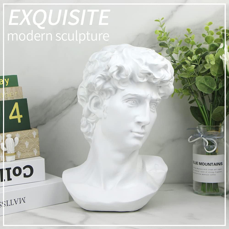 Resin Art Design - Statua greca alta da 5,9 pollici