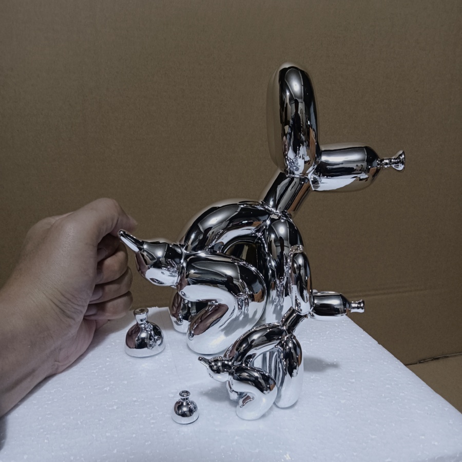 Statua decorativa animale cane - Resin Art With Wood recensione e prezzo