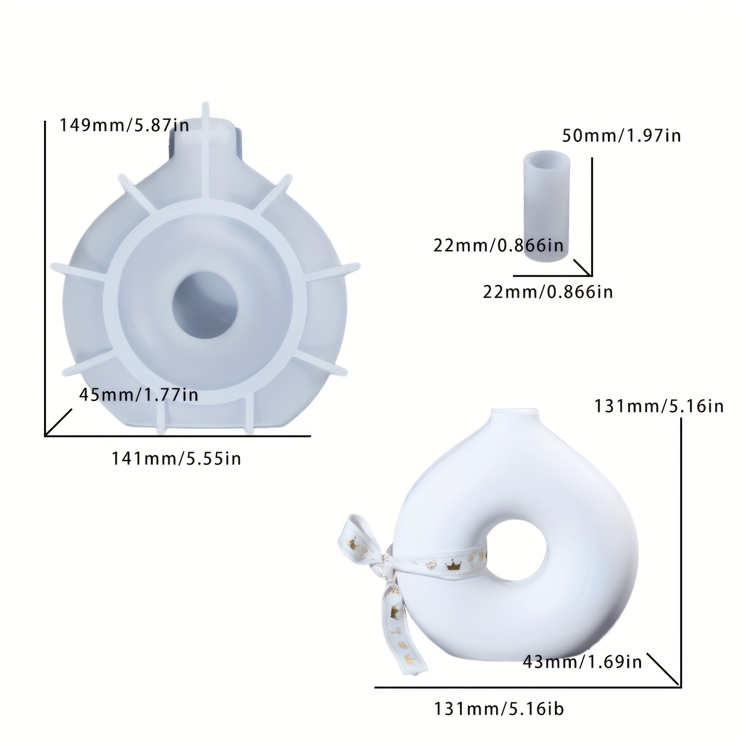 1 stampo in silicone per vaso  - Resin Art Workshop recensione e prezzo