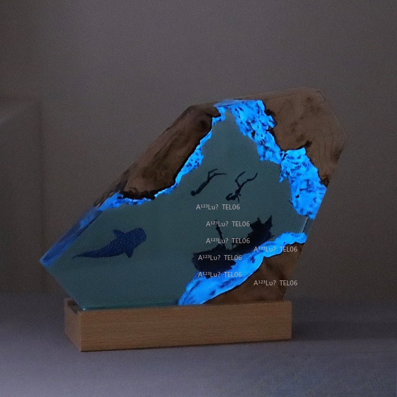 Lampada Notturna in Resina e L - Resin Art With Wood recensione e prezzo