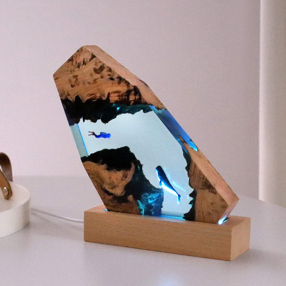 Nuova Decorazione da Scrivania - Resin Art With Wood recensione e prezzo