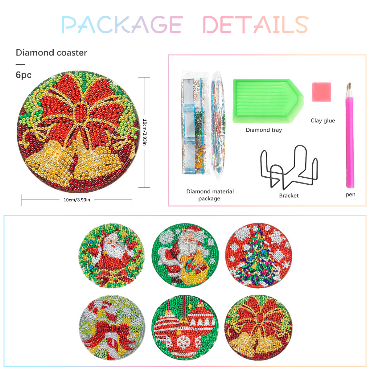 GATYZTORY Set di 6 Sottobicchi - Resin Art With Wood recensione e prezzo