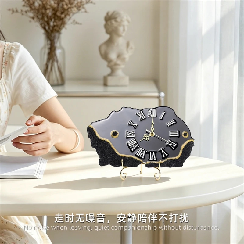 Orologio in resina nera con cr - Resin Art Clock recensione e prezzo