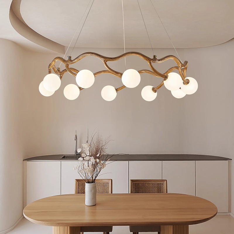 Lampadario moderno in vetro bi - Resin Art On Wood recensione e prezzo