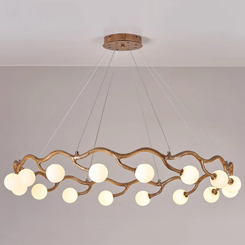 Lampadario moderno in vetro bi - Resin Art On Wood recensione e prezzo