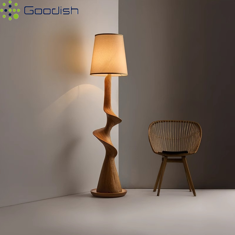 Lampada da Terra LED in Legno  - Resin Art On Wood recensione e prezzo