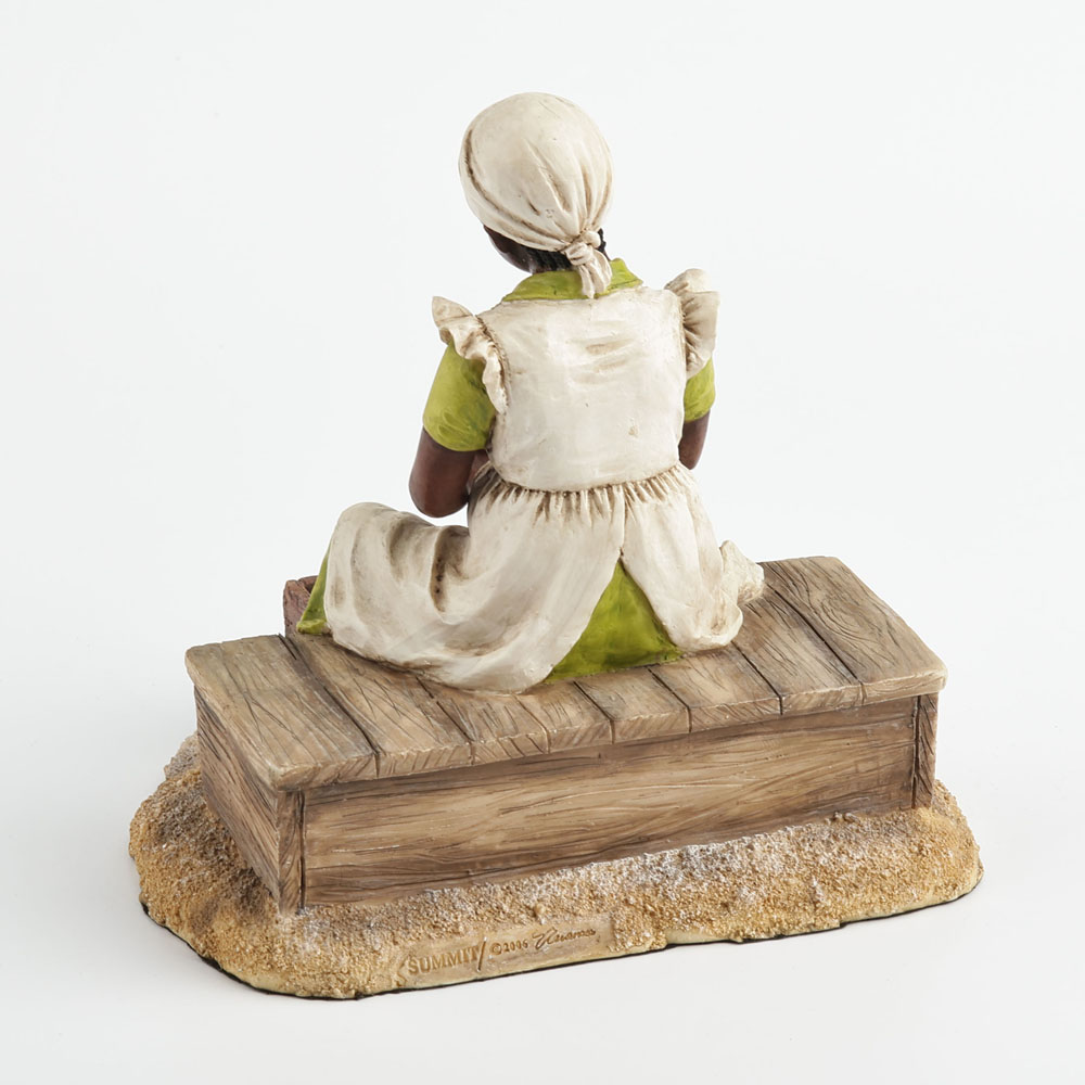 Scultura di Ragazza Nera Giova - Resin Art On Wood recensione e prezzo
