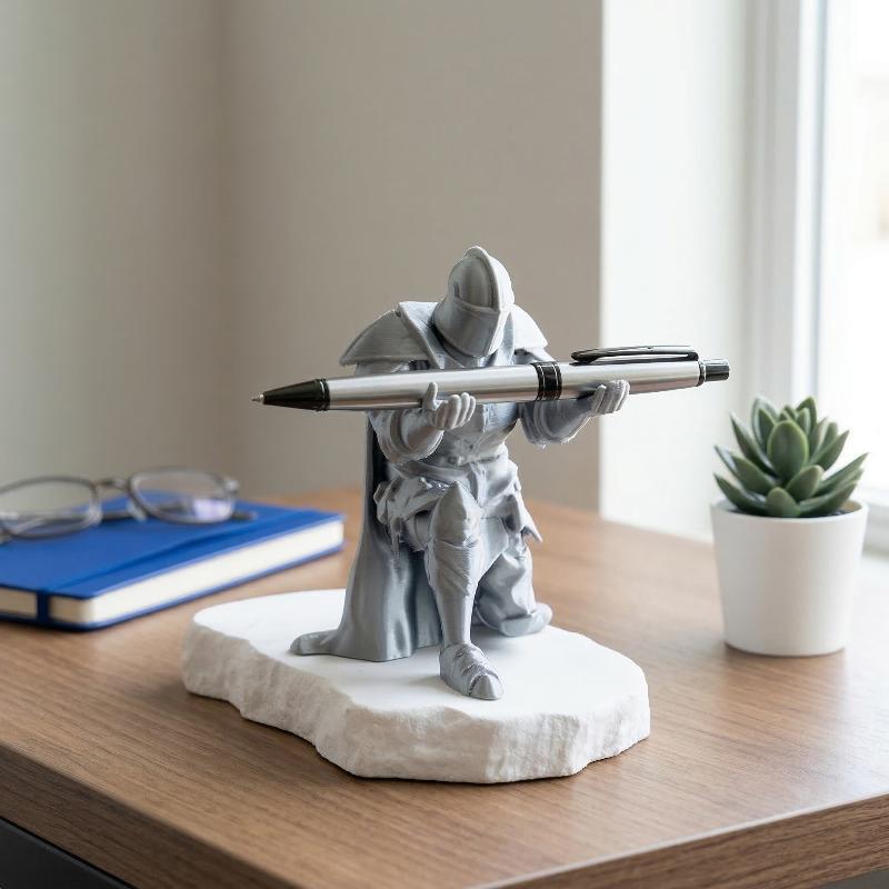 Portapenne Cavaliere in Resina - Resin Art Workshop recensione e prezzo