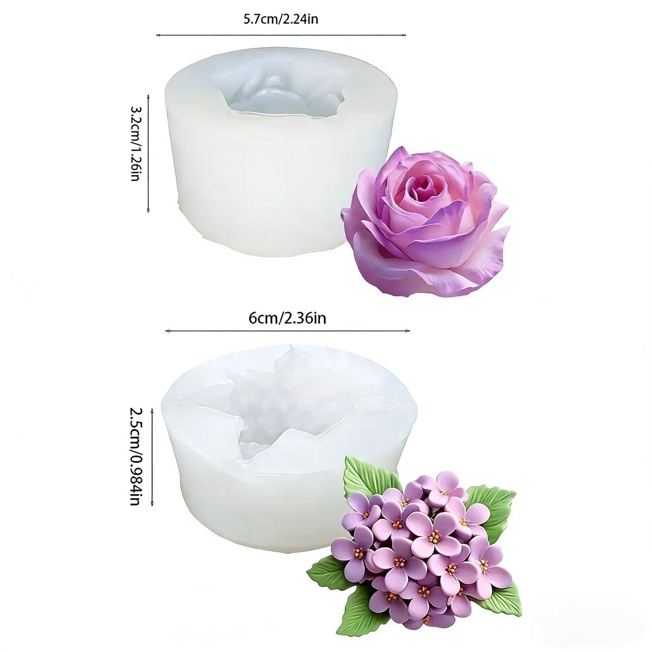 2 pezzi di stampi in silicone  - Resin Art Design recensione e prezzo