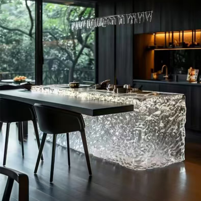 Tavolo da tè moderno e leggero - Resin Art Dining Table recensione e prezzo