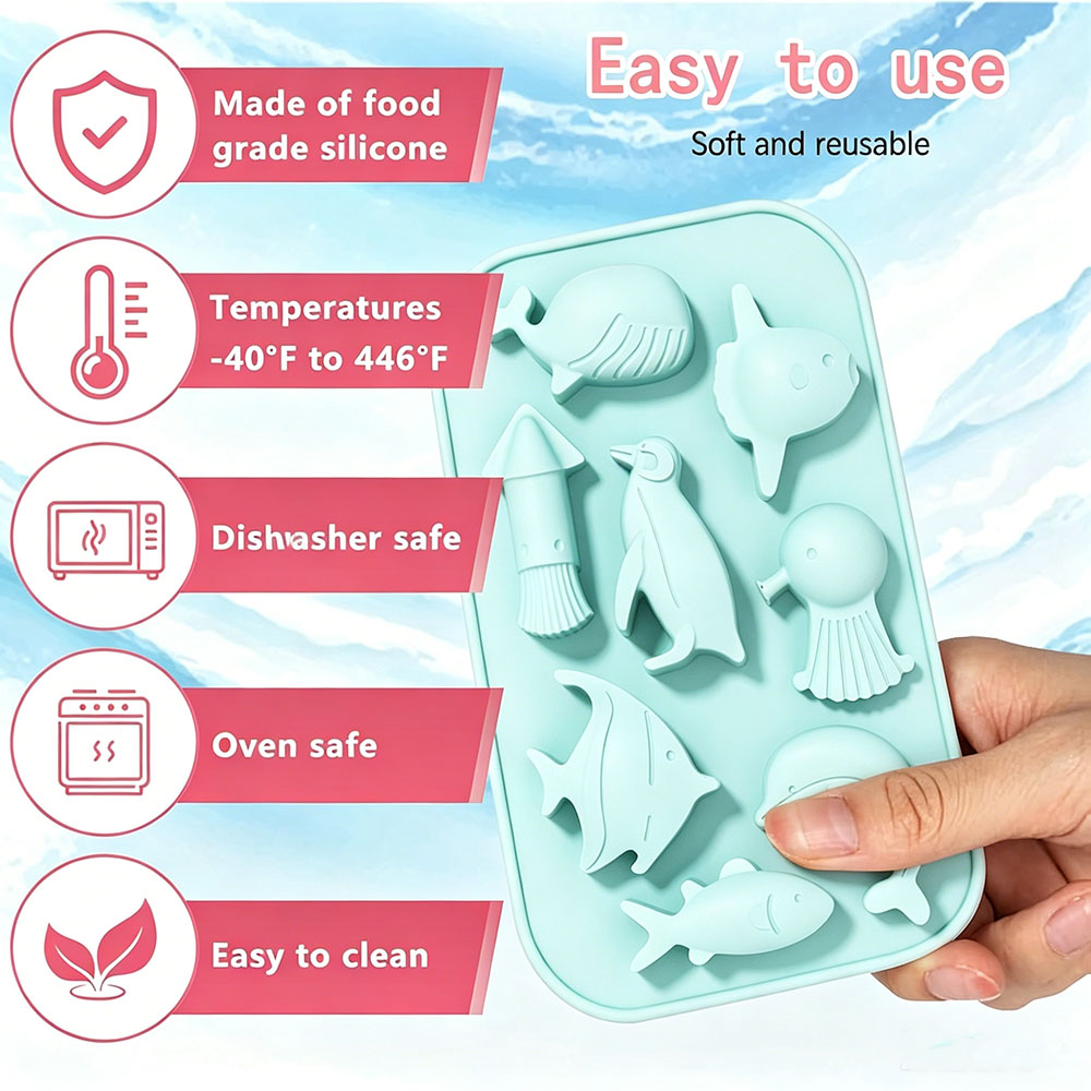 Stampo in Silicone a Tema Mari - Silicone Mold Ocean recensione e prezzo