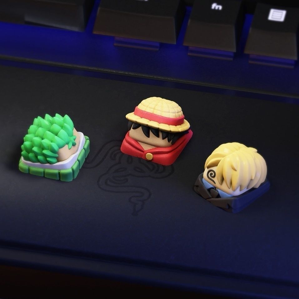 Nuovi Keycap Kawaii ONE PIECE  - Resin Art Workshop recensione e prezzo