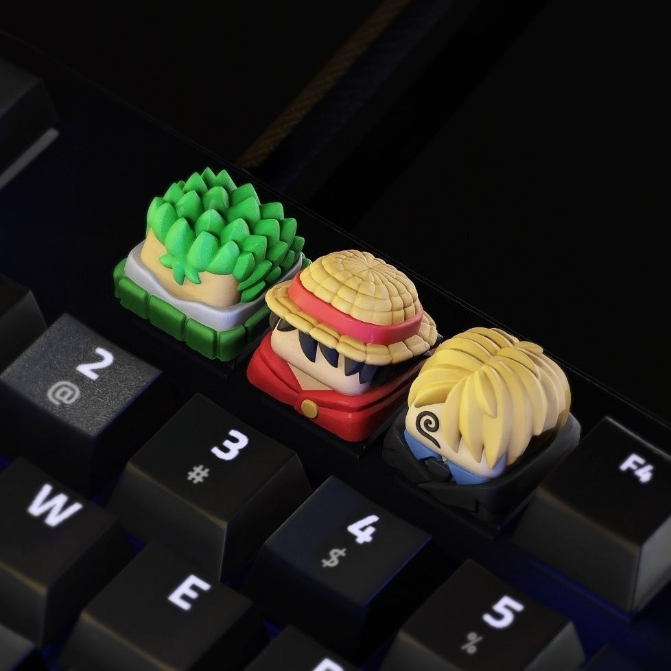 Nuovi Keycap Kawaii ONE PIECE  - Resin Art Workshop recensione e prezzo